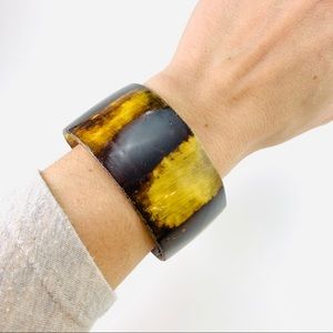 VINTAGE Brown Bangle Bracelet